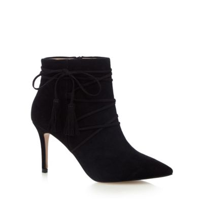 J by Jasper Conran Black suede ankle boots
